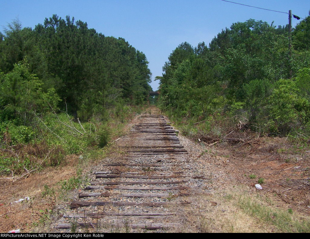 The Bay Line trackage removal.