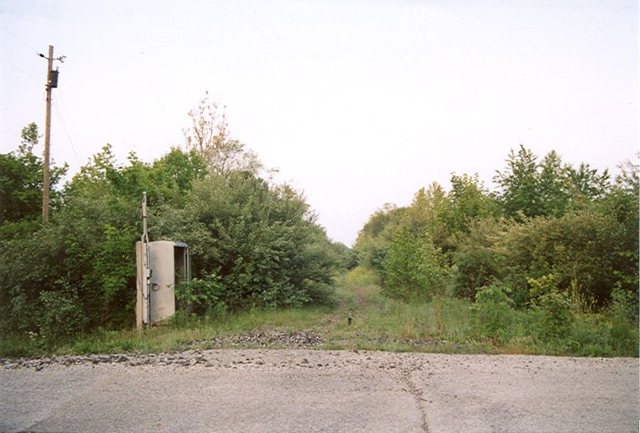 Peoria & Eastern old railroad grade