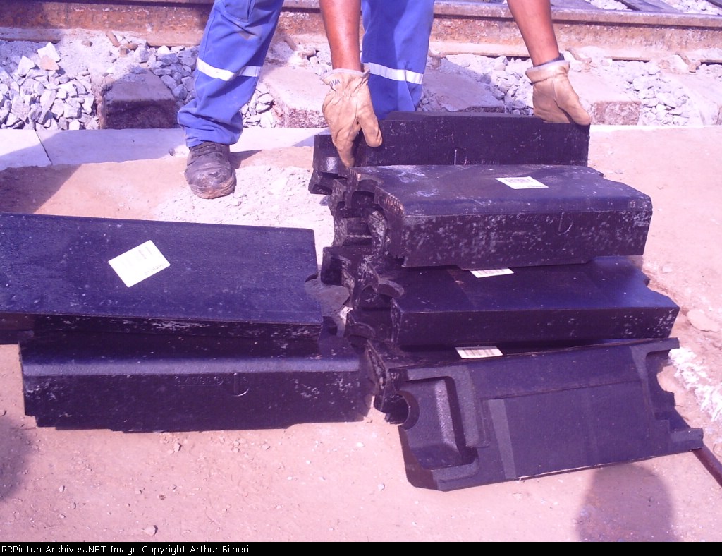 The parts that they put in rails