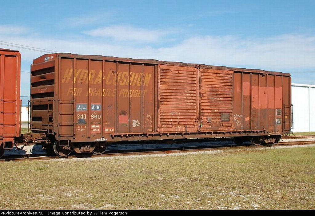 Alabama Railroad (ALAB), Ex Southern Pacific, Double Door Box Car No. 241860