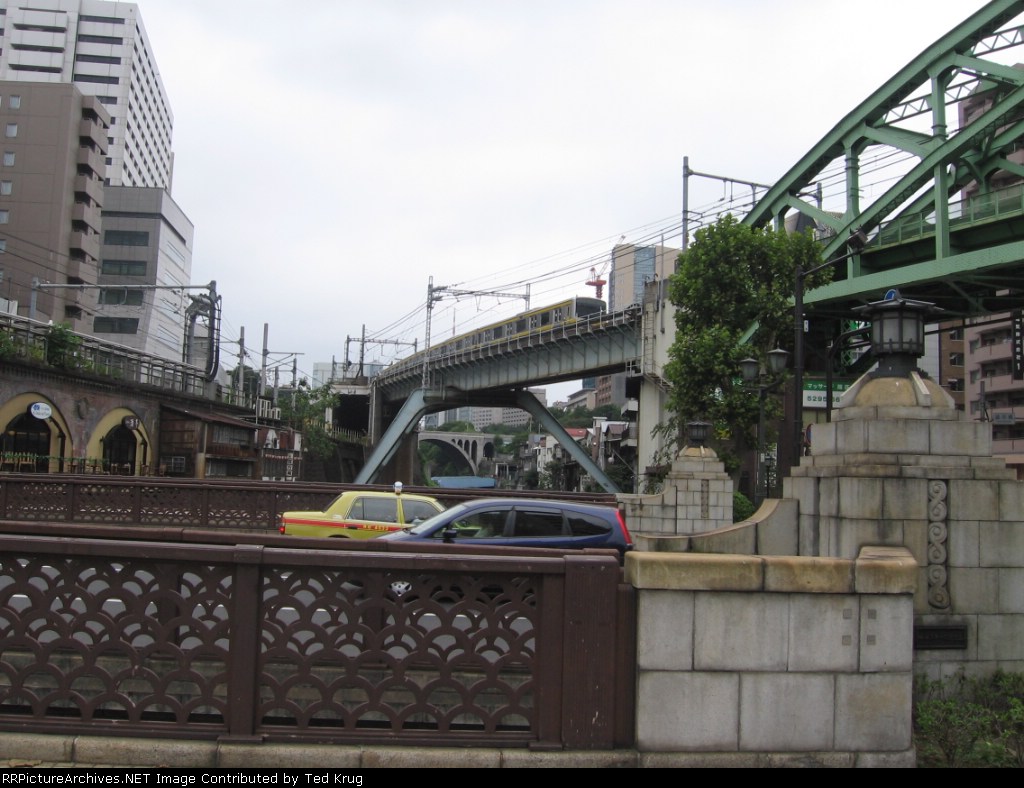 Bridges over Suido River in Akihabara