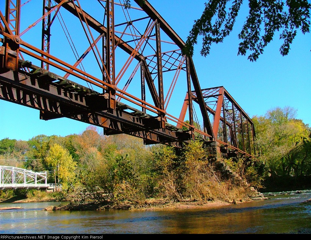 Long Since Abandoned CNJ Iron Truss Bridge