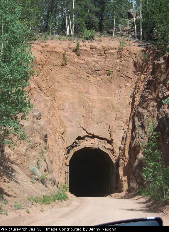 old tunnel on Gold Camp Road