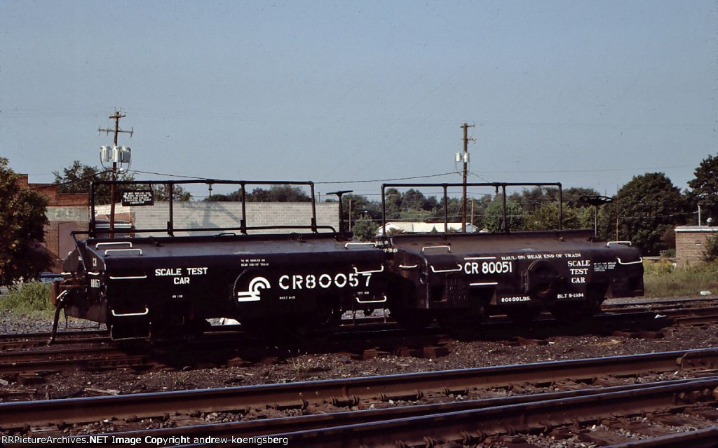 Conrail Scale Test Cars