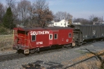 Southern X732 trails behind SRAL (Southern Railway-Allentown)