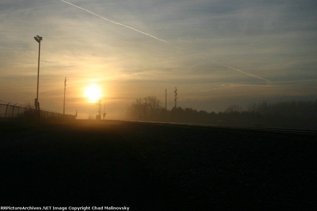 Foggy start to the day