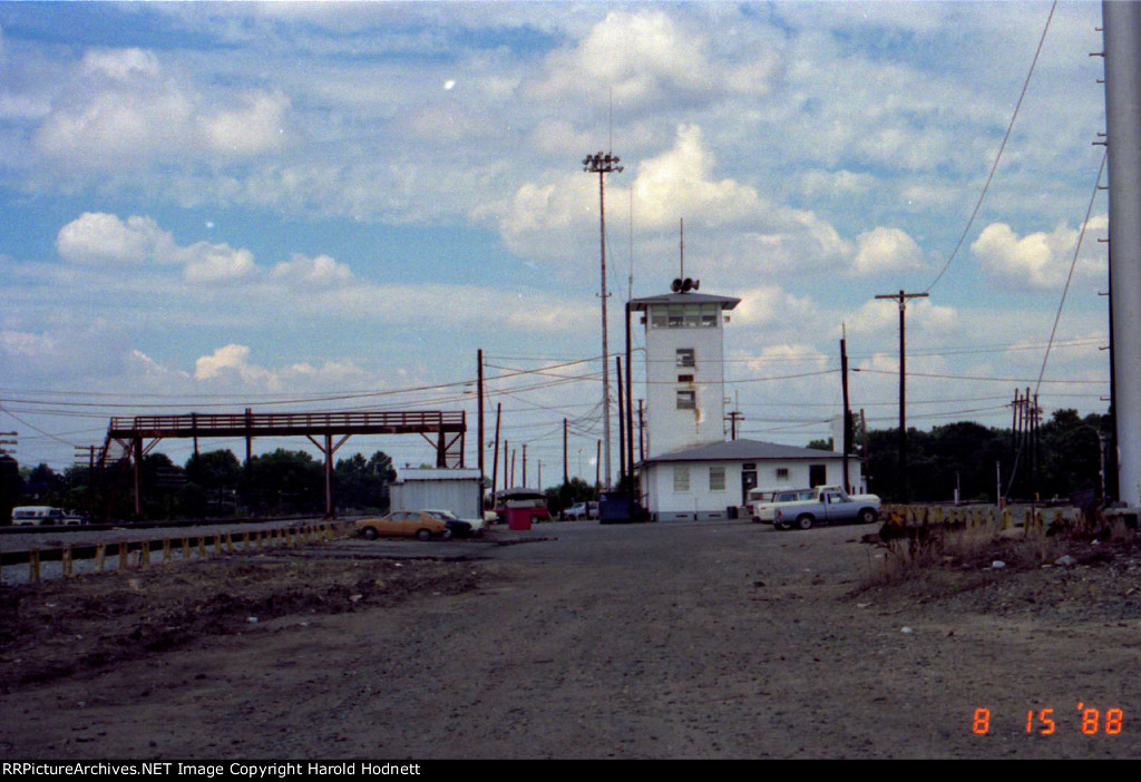CO tower and the pedestrian bridge