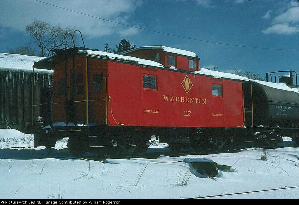 Warrington Railroad Caboose No. 117