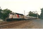 4203 leads a westbound at Hollywood Ave, Suffern, NY-bound