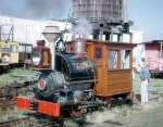Antelope & Western 0-4-0T No. 1 by the water ta