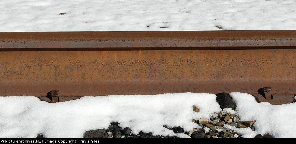 Old rail made in 1952