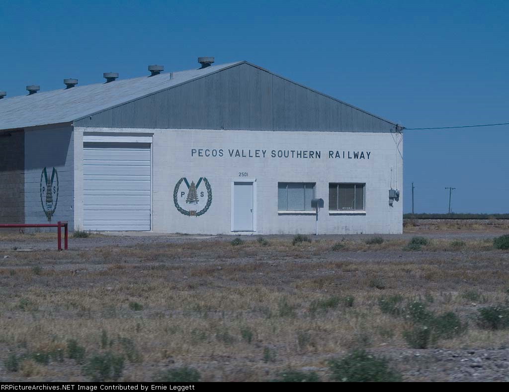 Pecos Valley Southern Railway office 