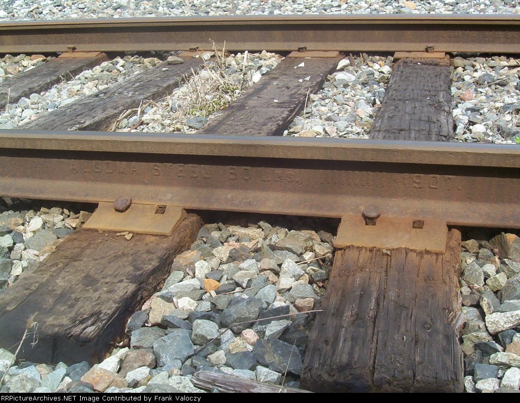 101-year-old rail in service!