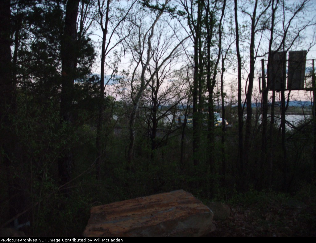 Solar panels and high rail at MP438