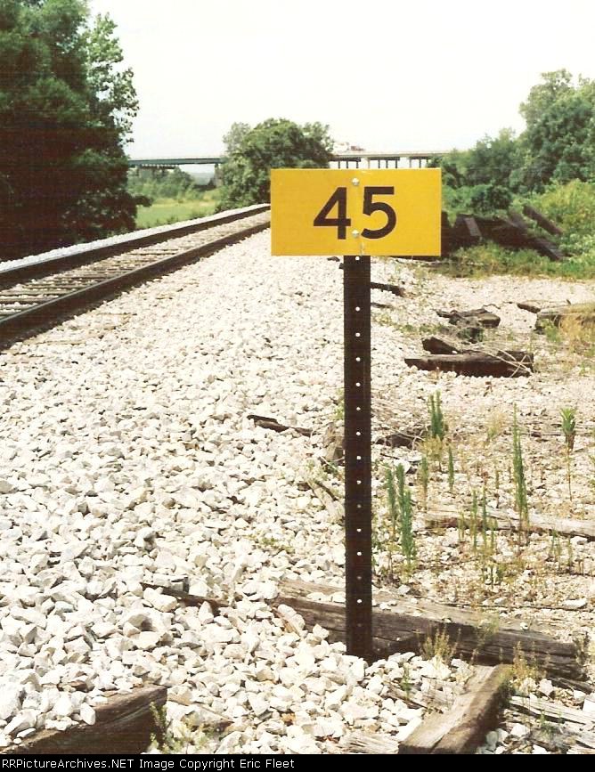 BN speed restriction begins sign