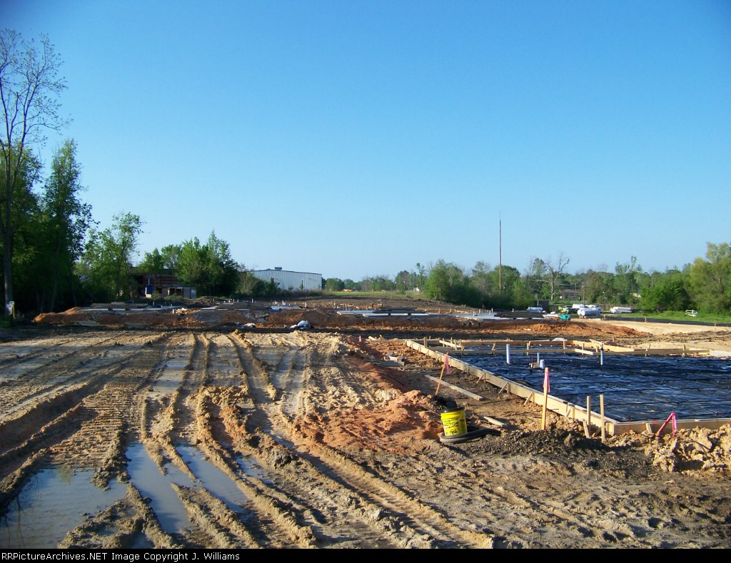 Looking South, this was the GM&O yard