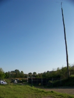 This old raido pole, and the lead to where the GM&O turntable was