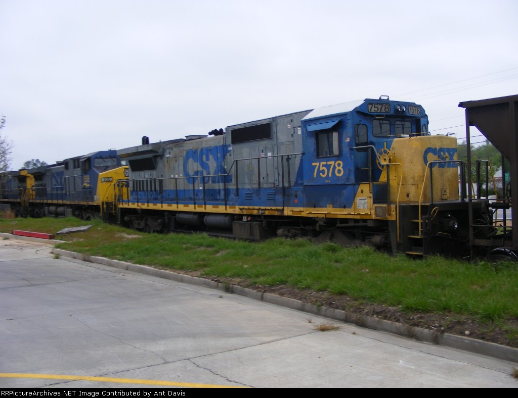 CSX 7578 3rd Unit