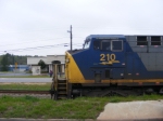 CSX 210 leads an empty coal train