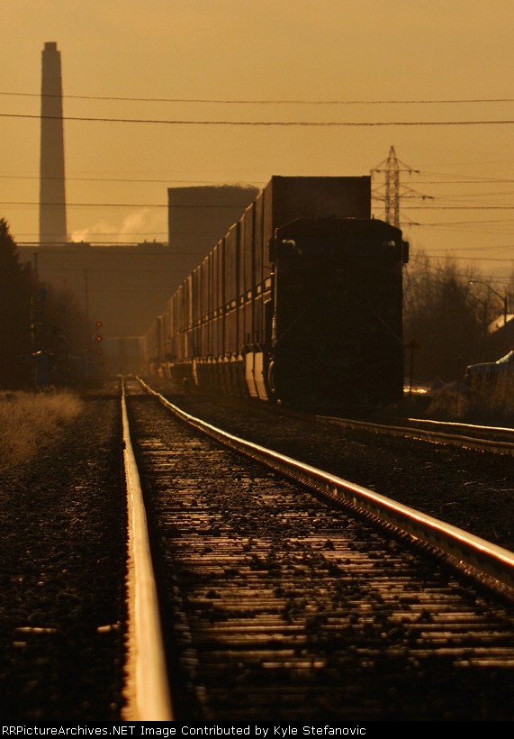 CP 102 remote takes off into the sunrise