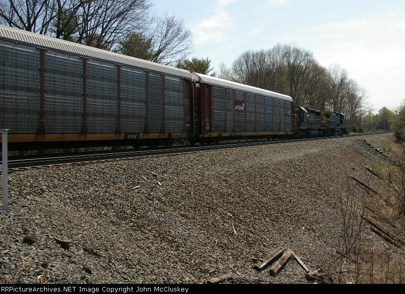 CSX Autorack train