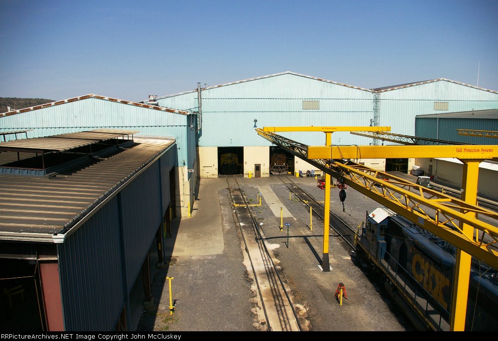 Selkirk service shed and fall protection system