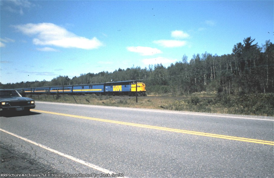 VIA 100 miles north of Toronto