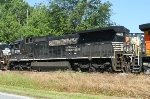 NS 8756 helping push a rock train into the Reams plant