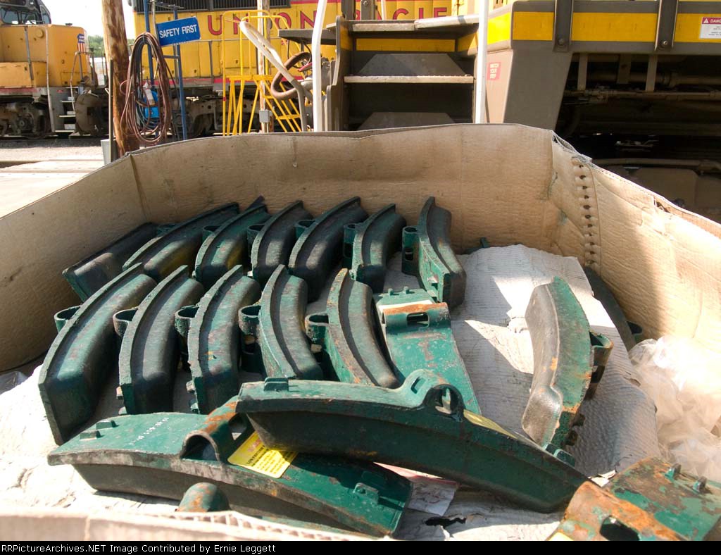 new brake shoes awaiting their new owners