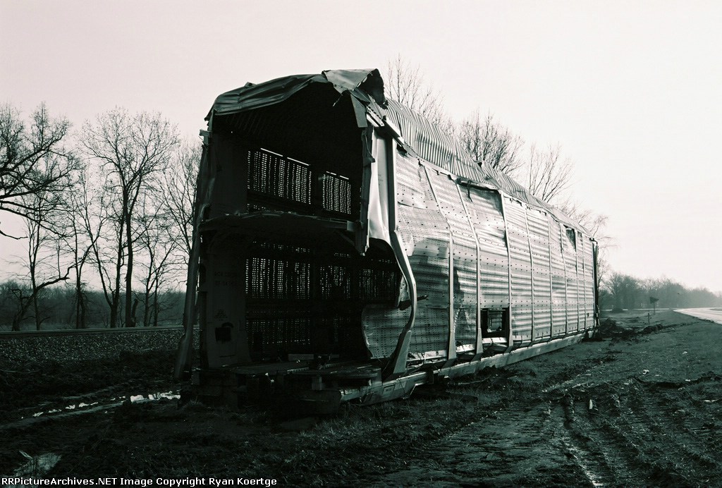 West end of NS autorack