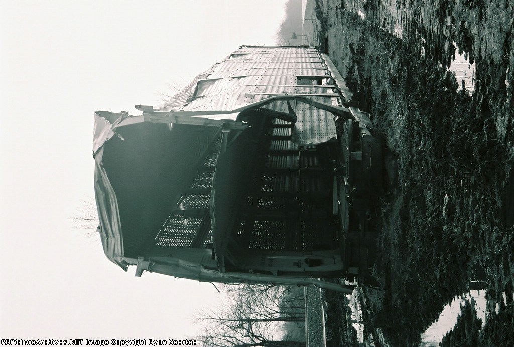 East end of autorack