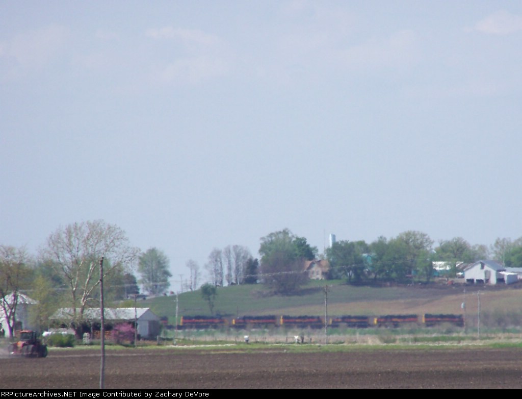 Trainscape with Farmland