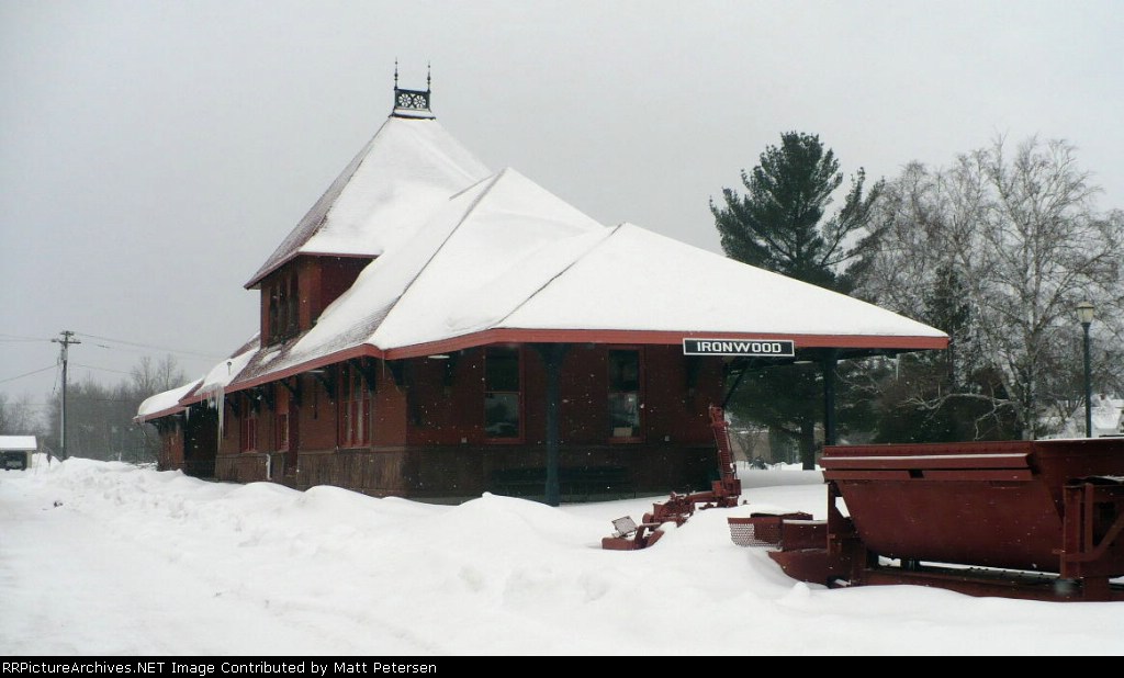 Chicago and Northwestern Depot built 1892