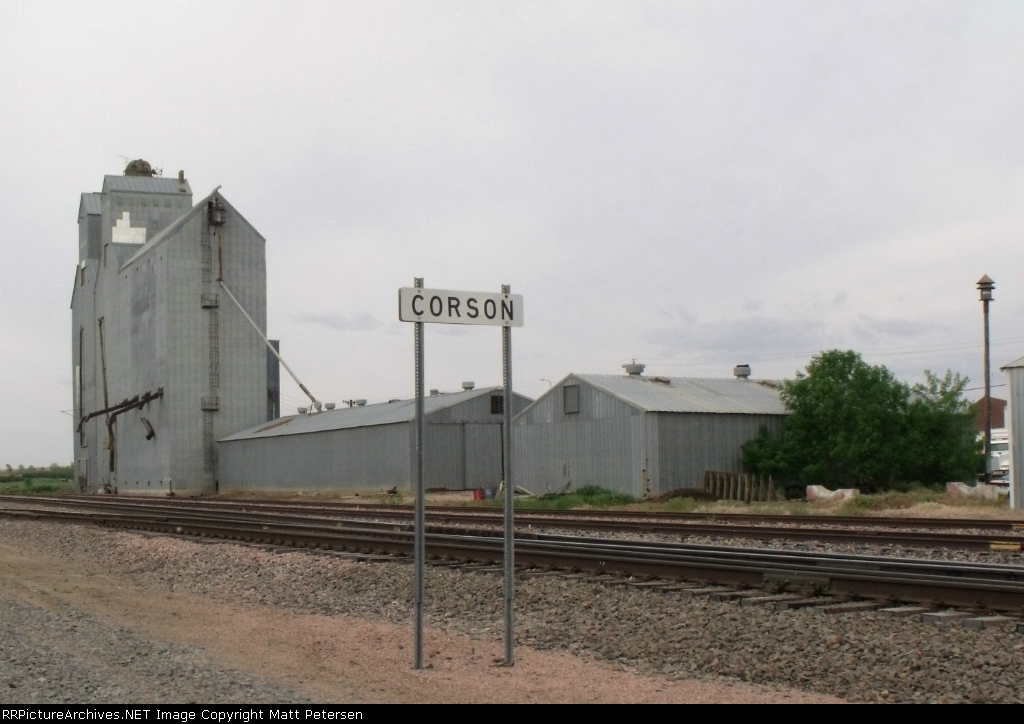 Station Sign Corson BNSF Marshall Sub MP 135.6