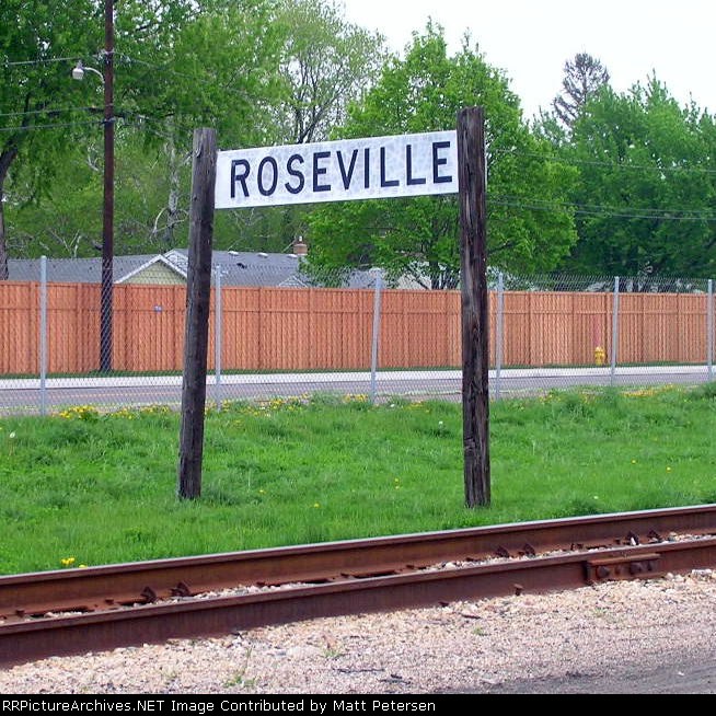 Station Sign Roseville