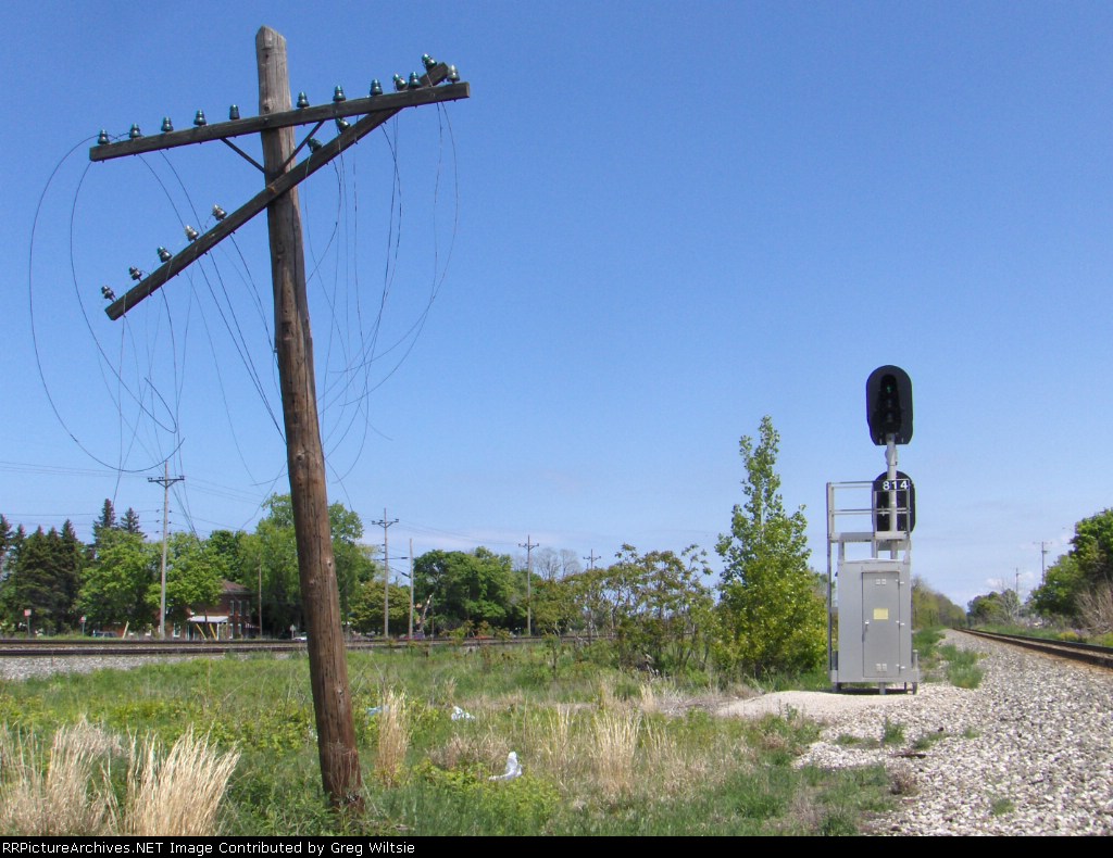 Signals at NS MP 81.4 and Old Telegraph Pole