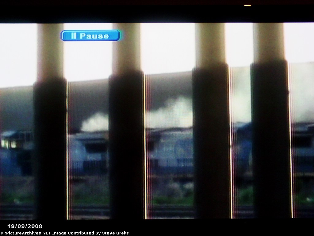 CSX mixed freight train is smokin!