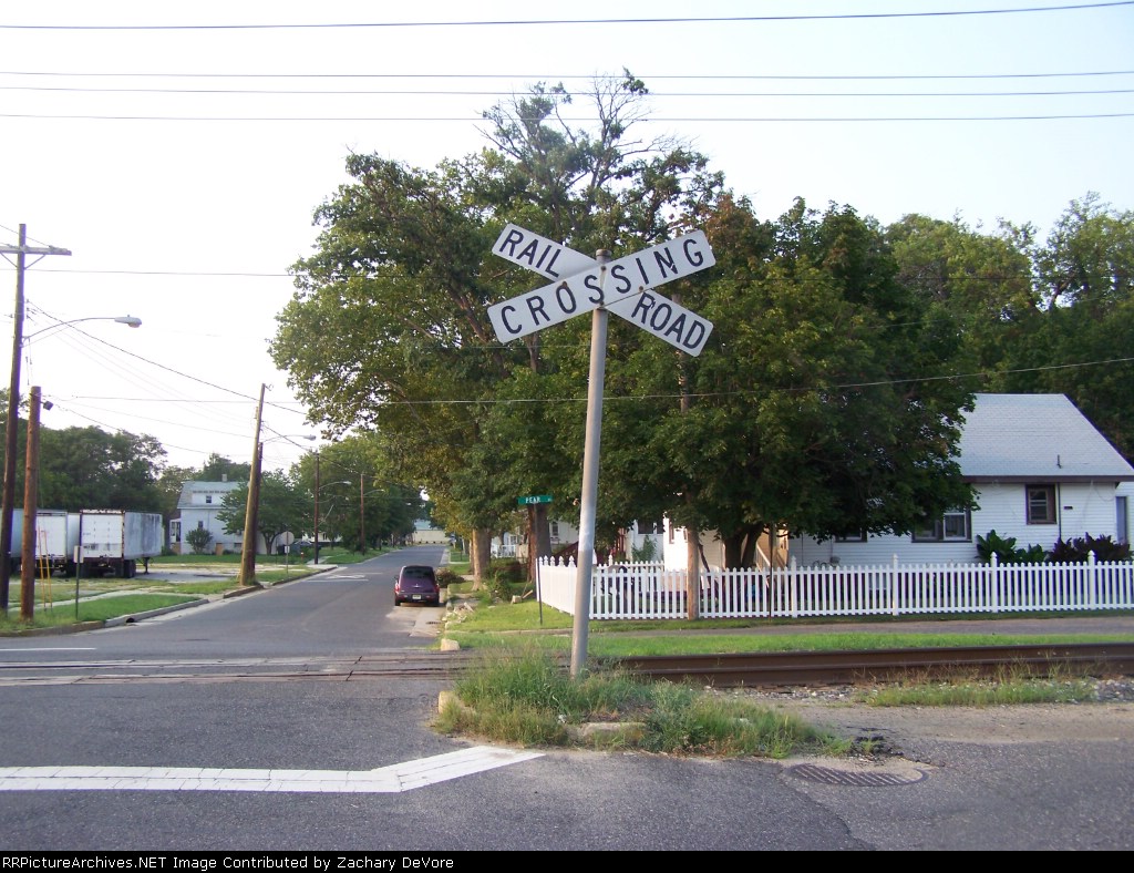 St Andrews Cross Style Crossing Sign