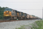 NB phosphate train waiting for SB coal to clear Rice jct