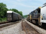 CSX 92 passed the derailment scene the next day