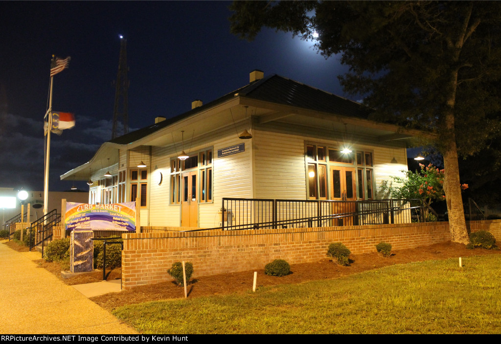Morehead City Depot at Night