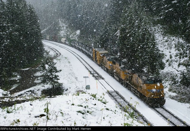 Pulling Hard & Snowing Hard