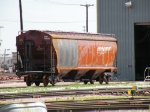 Damaged BNSF 482425 w/ repaired panels