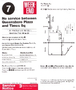 (7) no trains between Queensboro Plaza and Times Sq Service Notice