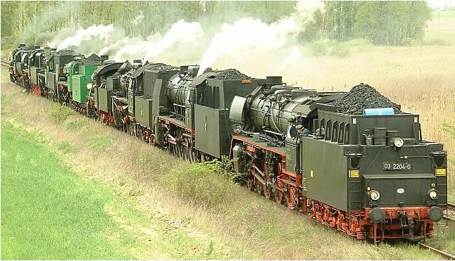 Line of Polish Steam Engines