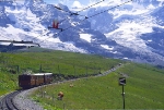 Train from Jungfraujoch 