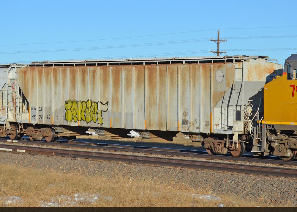 MWCX 480249 performing buffer car duty