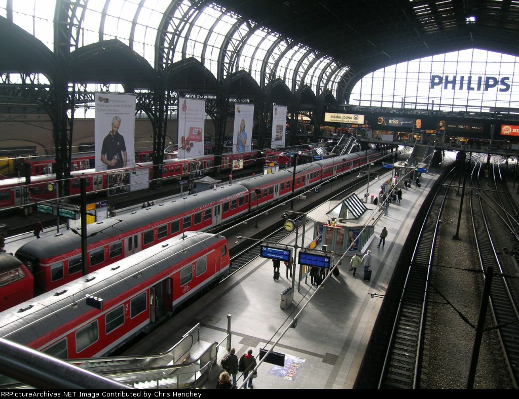 The Hamburg Hauptbahnhof