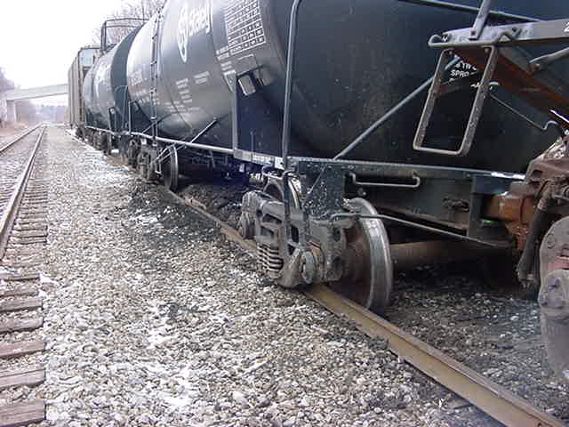 Derailed Stalex Tank Car