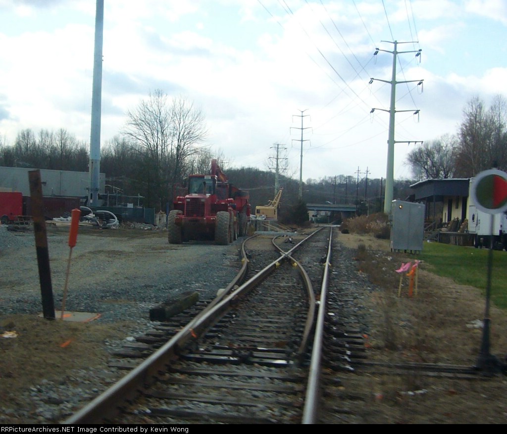 Construction of new freight siding and station on Morristown & Erie main line at South Jefferson Road